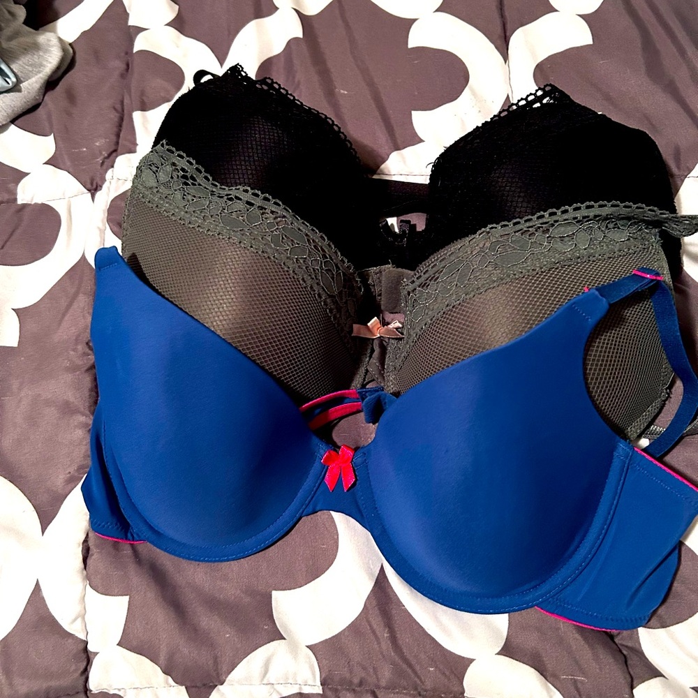 3 bras bundle - 38C and 36C